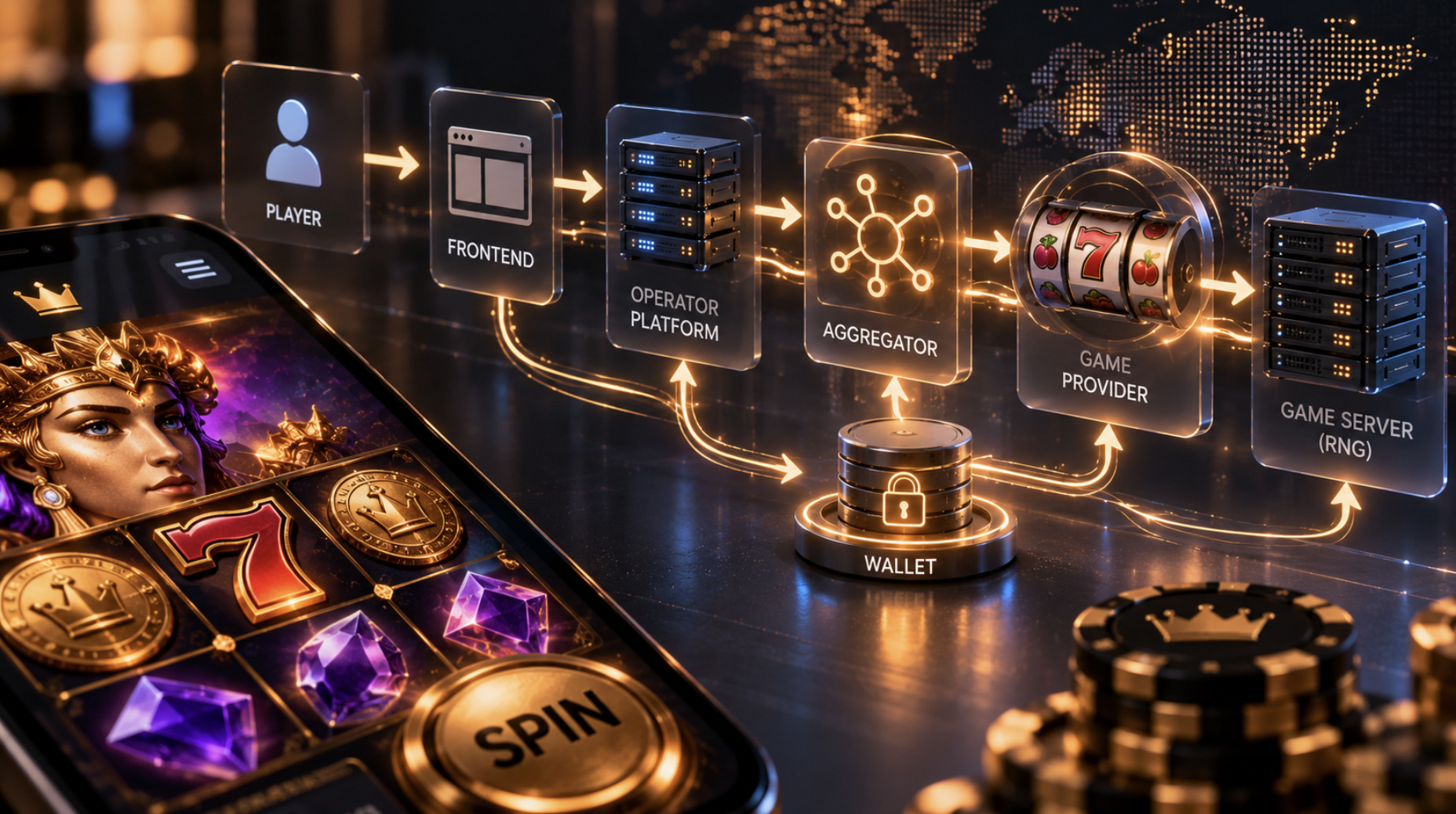 Come Funzionano le Piattaforme di Casinò Online tra API Aggregatori e Infrastruttura