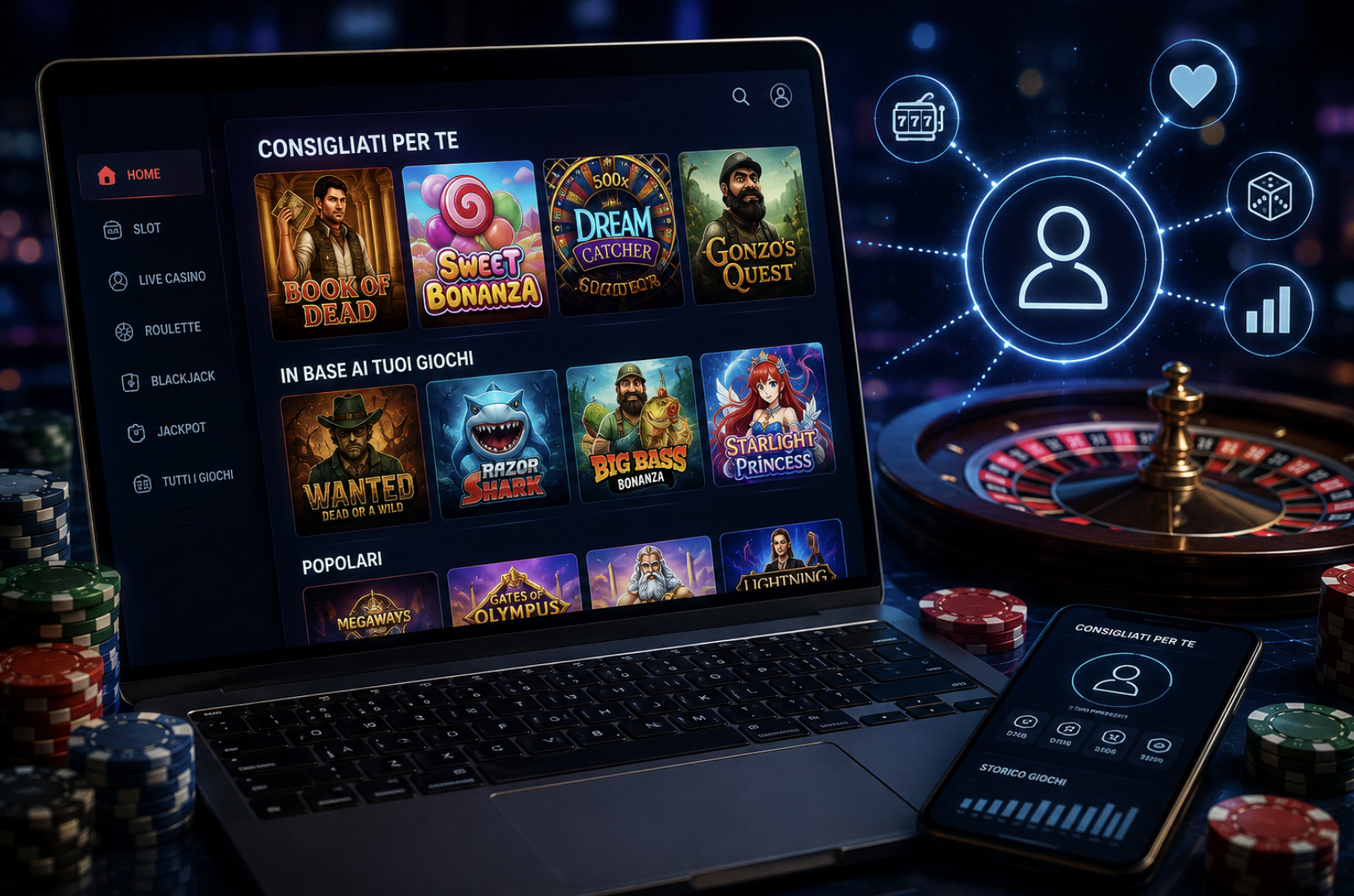 La Tecnologia di Personalizzazione e Raccomandazione dei Giochi Online